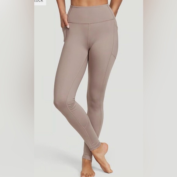Victoria Secret VS Sport Knockout Tights Gray Leggings Soft Pants Pockets 7/8 L - Picture 6 of 13